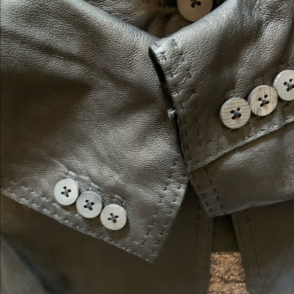 Elie Tahari Black Lamb leather Jacket - Picture 8 of 13
